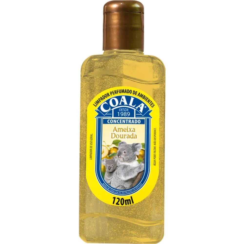 Limpador Perfumado Coala Ameixa Dourada 120Ml Coala (Pct.c/03) - imagem 2