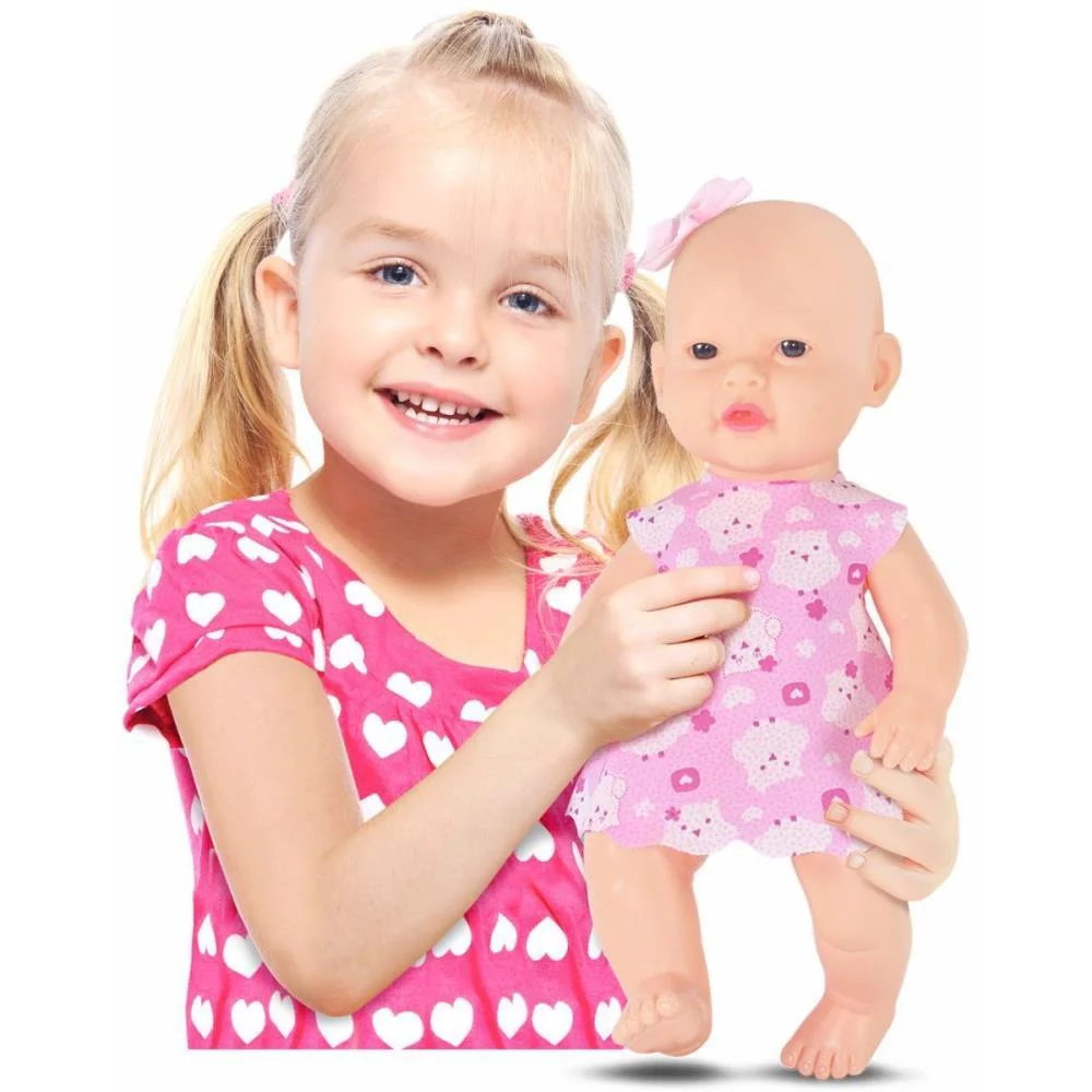 Boneca Com Mecanismo Bebe Bla Bla Bla 20Fra 32Cm(S) Sid-Nyl - imagem 4