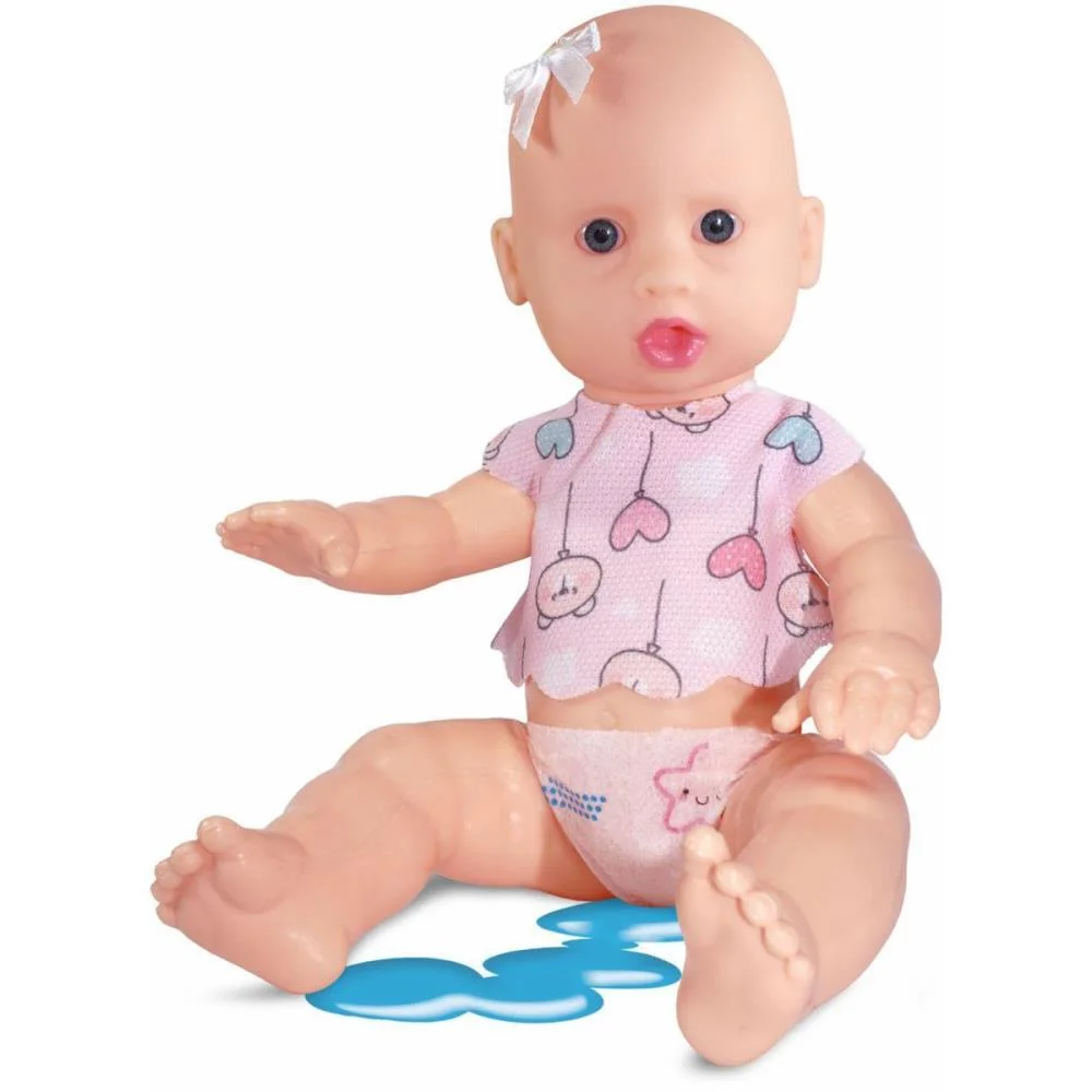 Boneca Com Mecanismo Bebe Xixizinho C/Mamad 28Cm (S Sid-Nyl - imagem 2