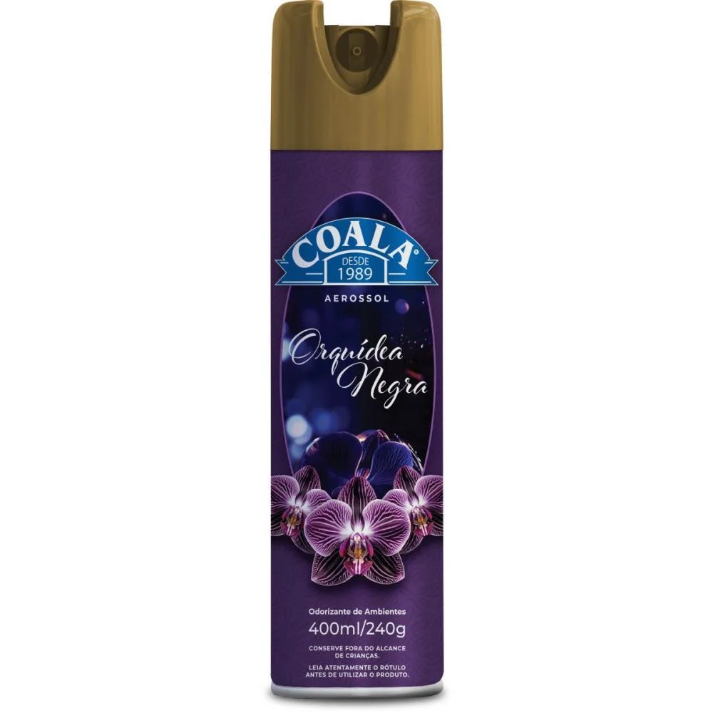 Odorizador De Ambiente Coala Orquidea Neg. 400Ml/240G Coala - imagem 2
