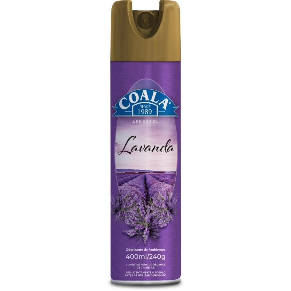 Odorizador De Ambiente Coala Lavanda 400Ml/240Gr Coala - imagem 3