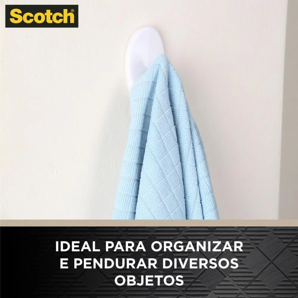 Gancho Plastico Scotch Plast. Extrema Gr. C/1 3M (Blister) - imagem 4