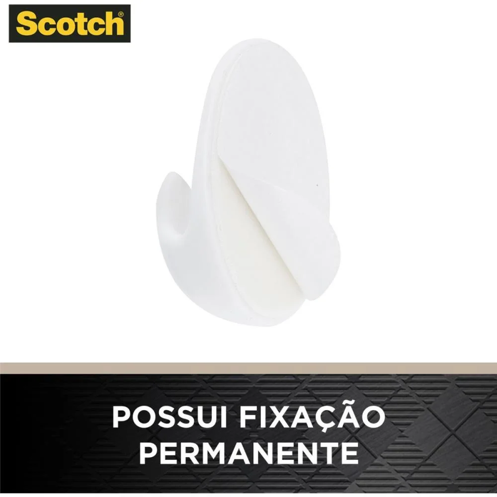 Gancho Plastico Scotch Plast. Extrema Med. C/3 3M (Blister) - imagem 6