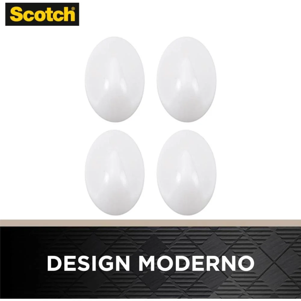 Gancho Plastico Scotch Plast. Extrema Peq. C/4 3M (Blister) - imagem 5