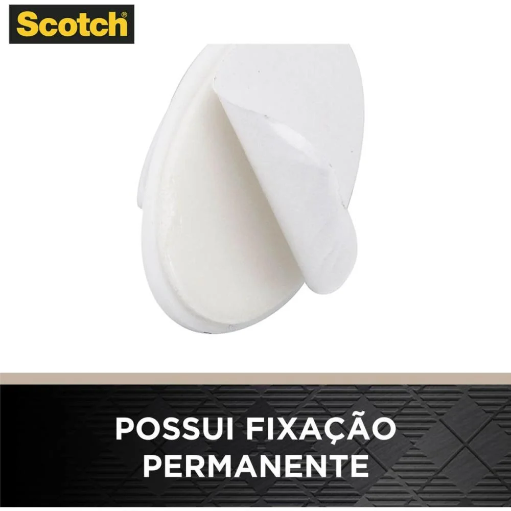 Gancho Plastico Scotch Plast. Extrema Peq. C/4 3M (Blister) - imagem 6