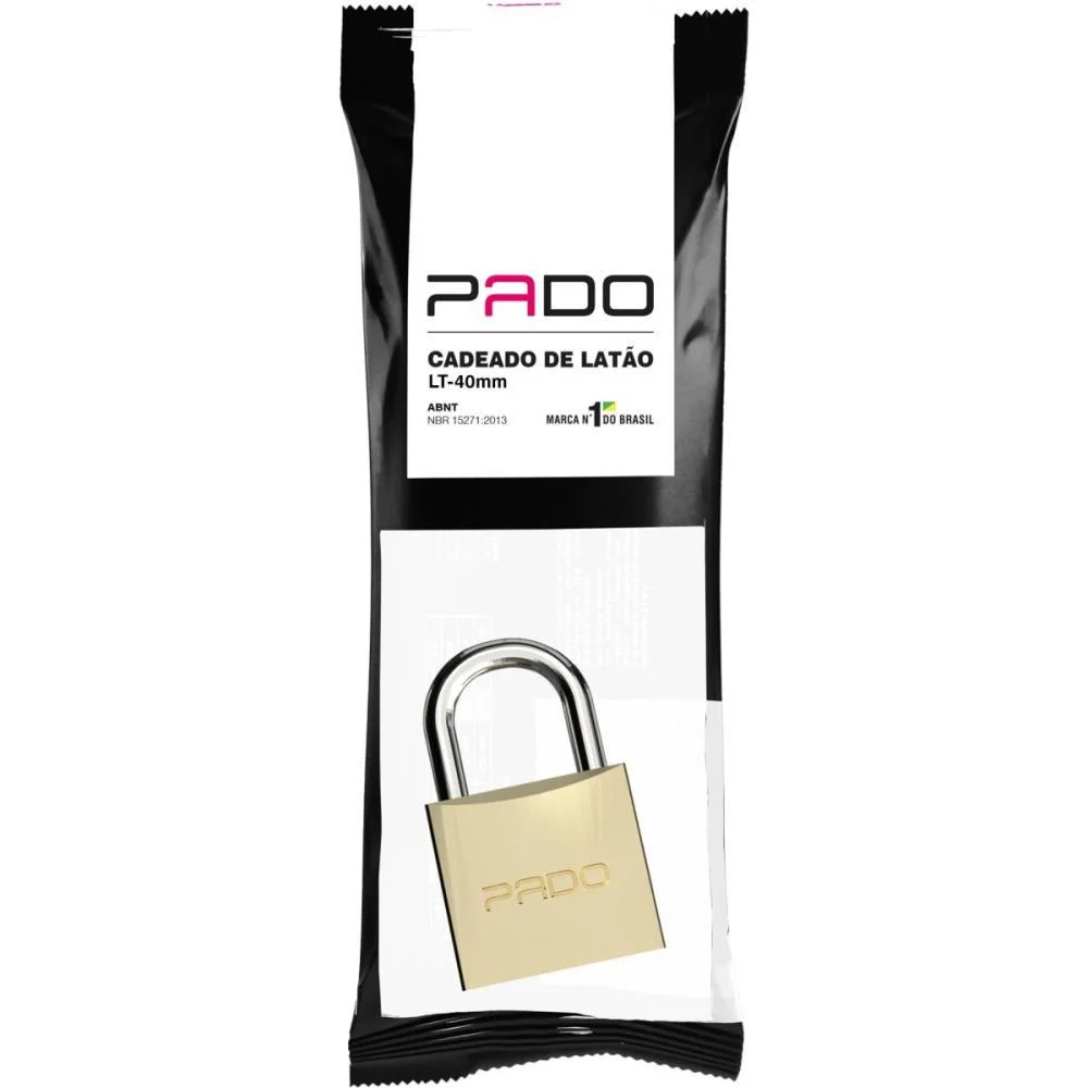 Cadeado Convencional Flow Pack Lt 40Mm Pado - imagem 5