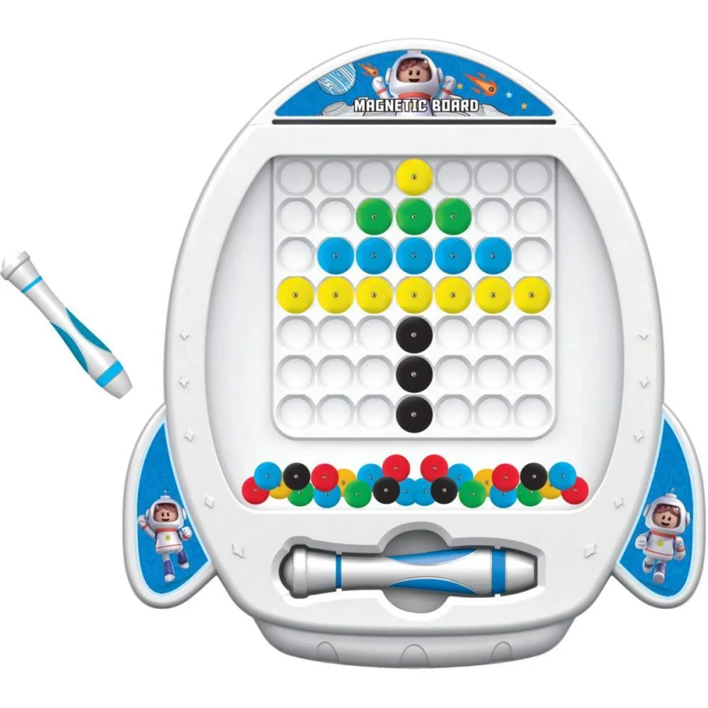 Lousa Infantil Espacial Magnetica C/Caneta Braskit - imagem 2