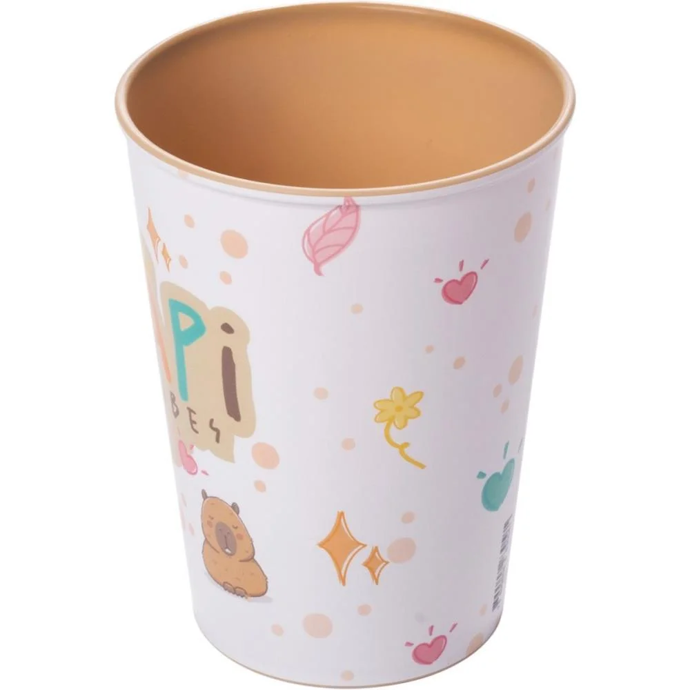 Copo Decorado Capivara Fun 320Ml Plasutil - imagem 4