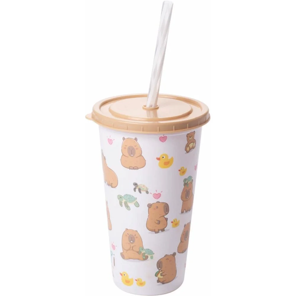 Copo Decorado Capivara Refri Fun 500Ml Plasutil - imagem 3