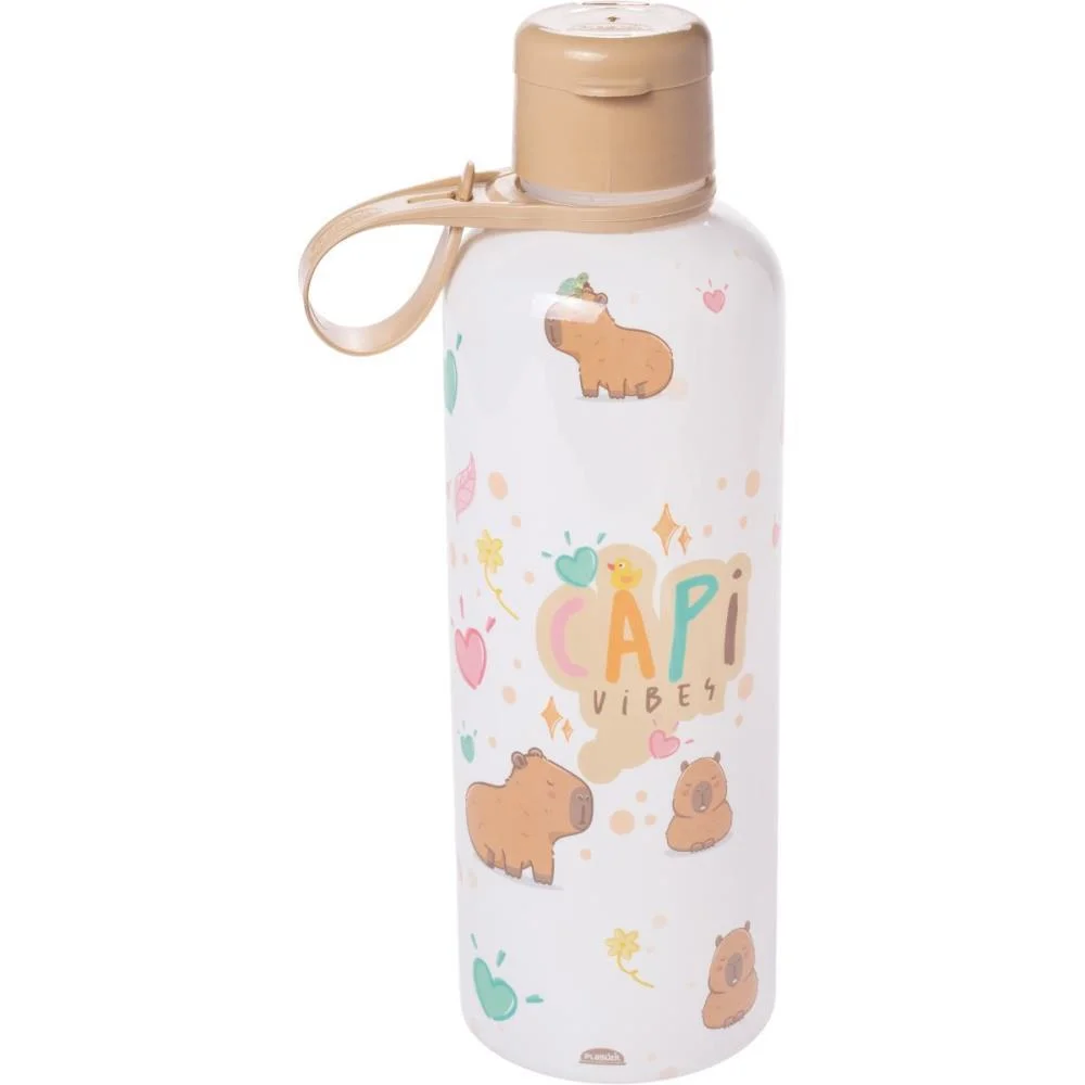 Garrafa Plastica Capivara Cilindrica Fun 970Ml Plasutil - imagem 5