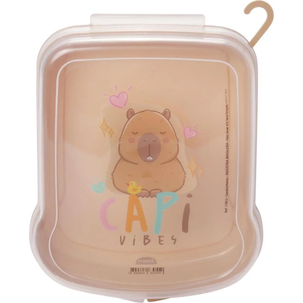 Sanduicheira Capivara Decorada Plasutil - imagem 6