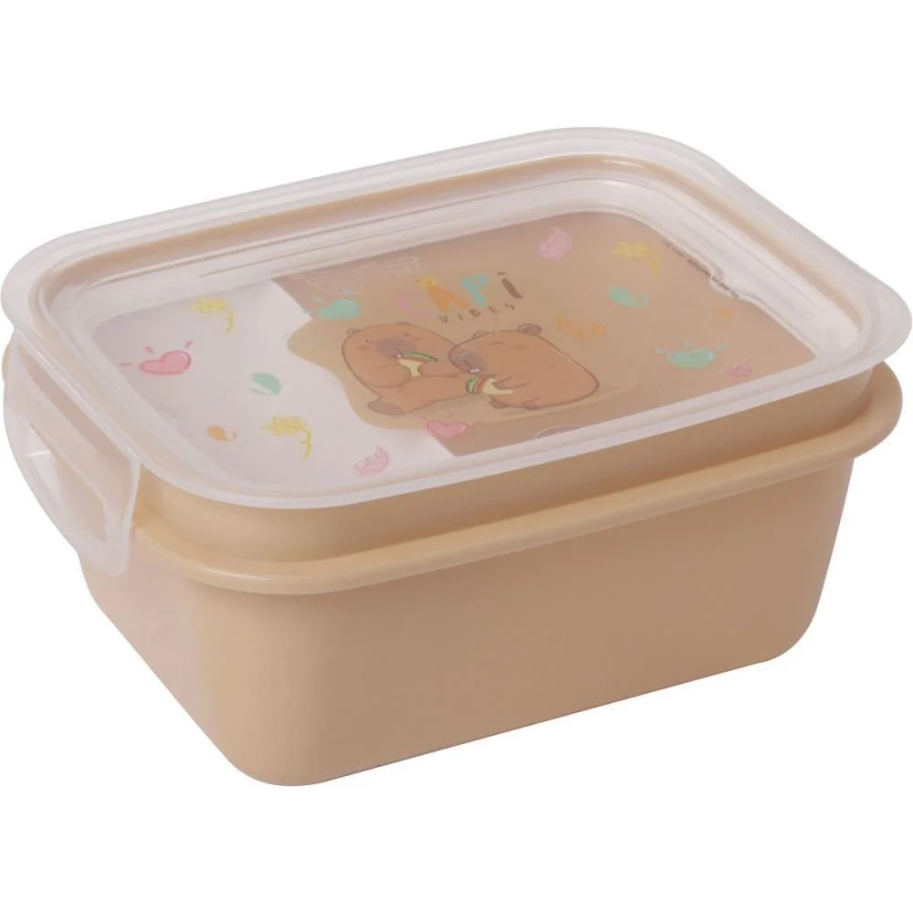 Marmita Capivara Decorada Fun 630Ml Plasutil - imagem 2