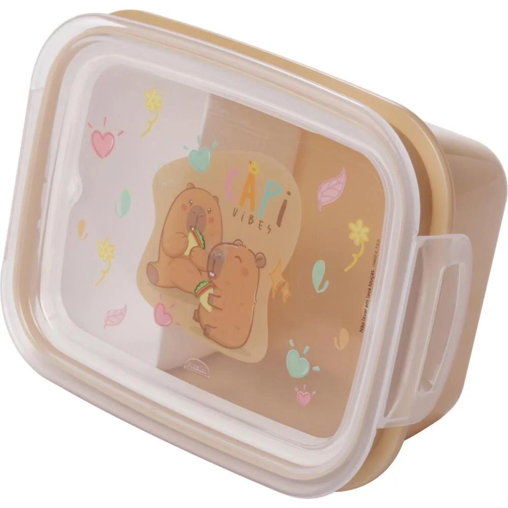 Marmita Capivara Decorada Fun 630Ml Plasutil - imagem 6