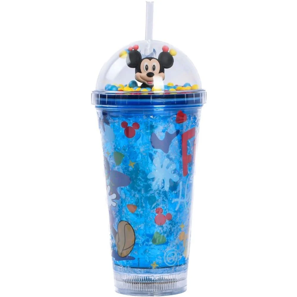 Copo Decorado Mickey C/Led/Canudo 450Ml (S) Bbr - imagem 4