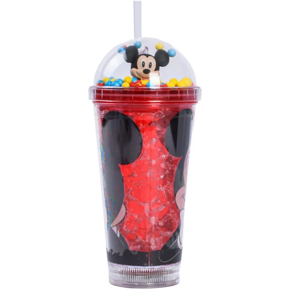 Copo Decorado Mickey C/Led/Canudo 450Ml (S) Bbr - imagem 5