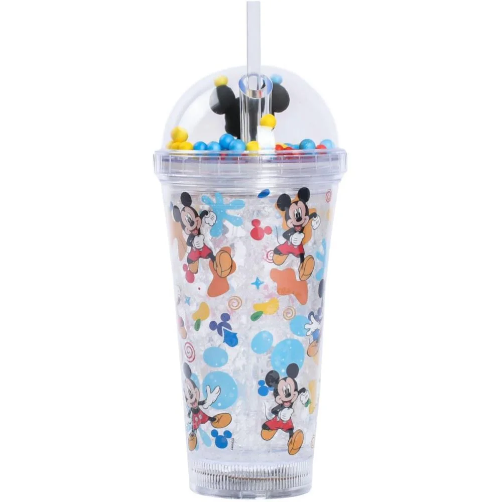 Copo Decorado Mickey C/Led/Canudo 450Ml (S) Bbr - imagem 6