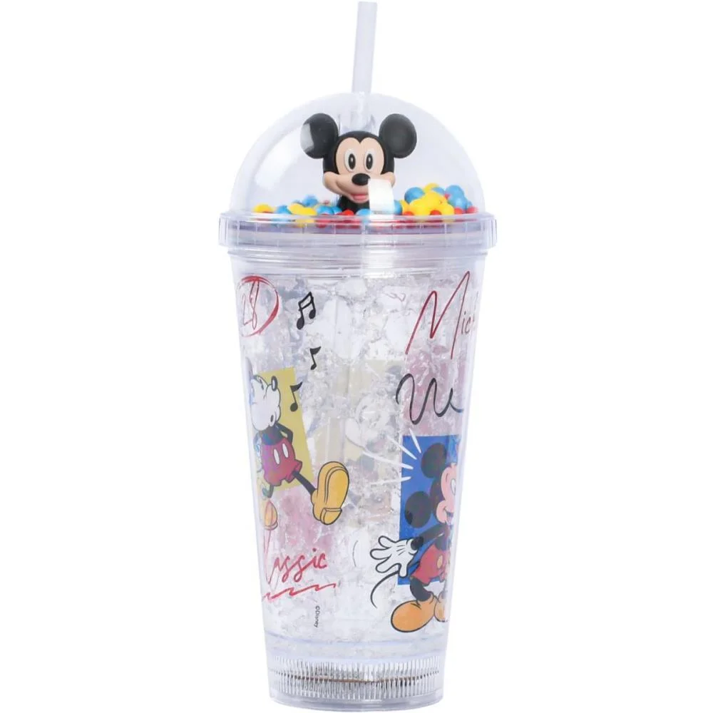 Copo Decorado Mickey C/Led/Canudo 450Ml (S) Bbr - imagem 7