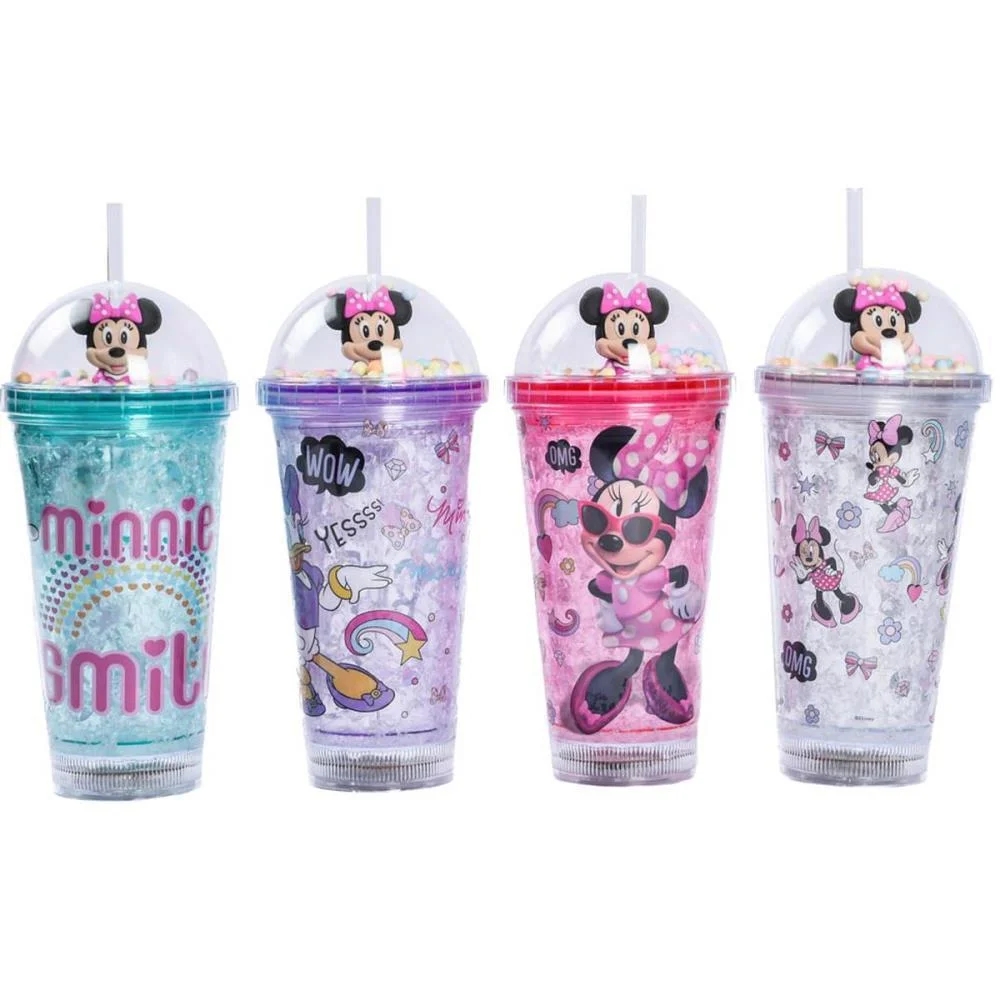 Copo Decorado Minnie C/Led/Canudo 450Ml (S) Bbr - imagem 2