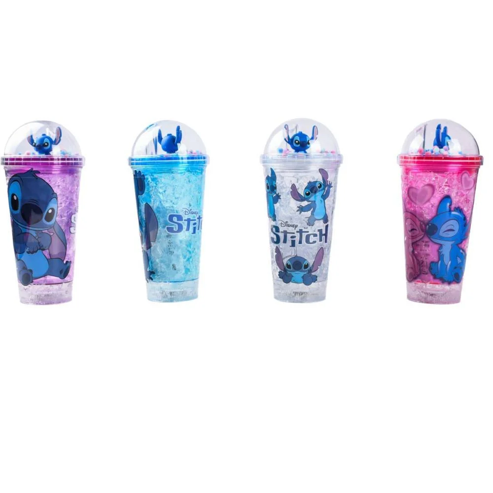 Copo Decorado Stitch C/Led/Canudo 450Ml (S) Bbr - imagem 3
