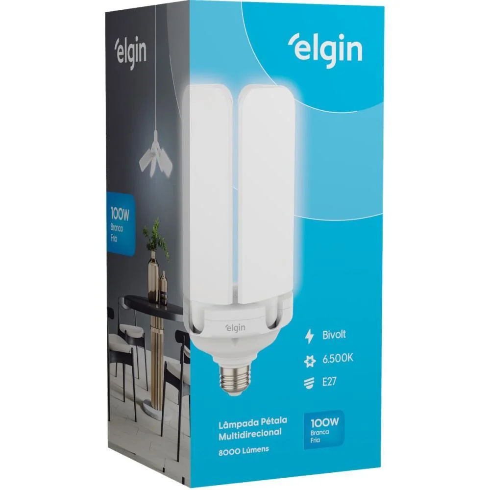 Lampada Led Petala 100W Bivolt 6500K Elgin - imagem 9