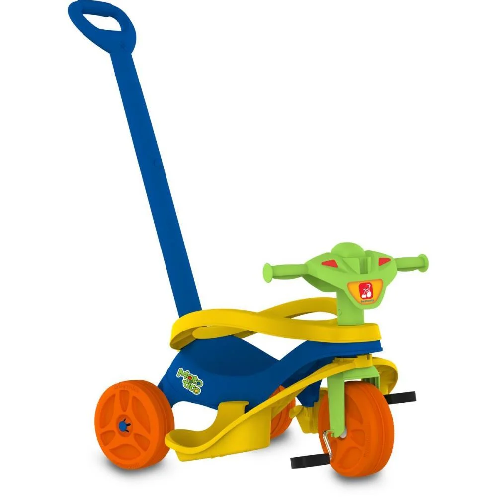 Triciclo Mototico Passeio/Pedal Azul Bandeirante - imagem 2