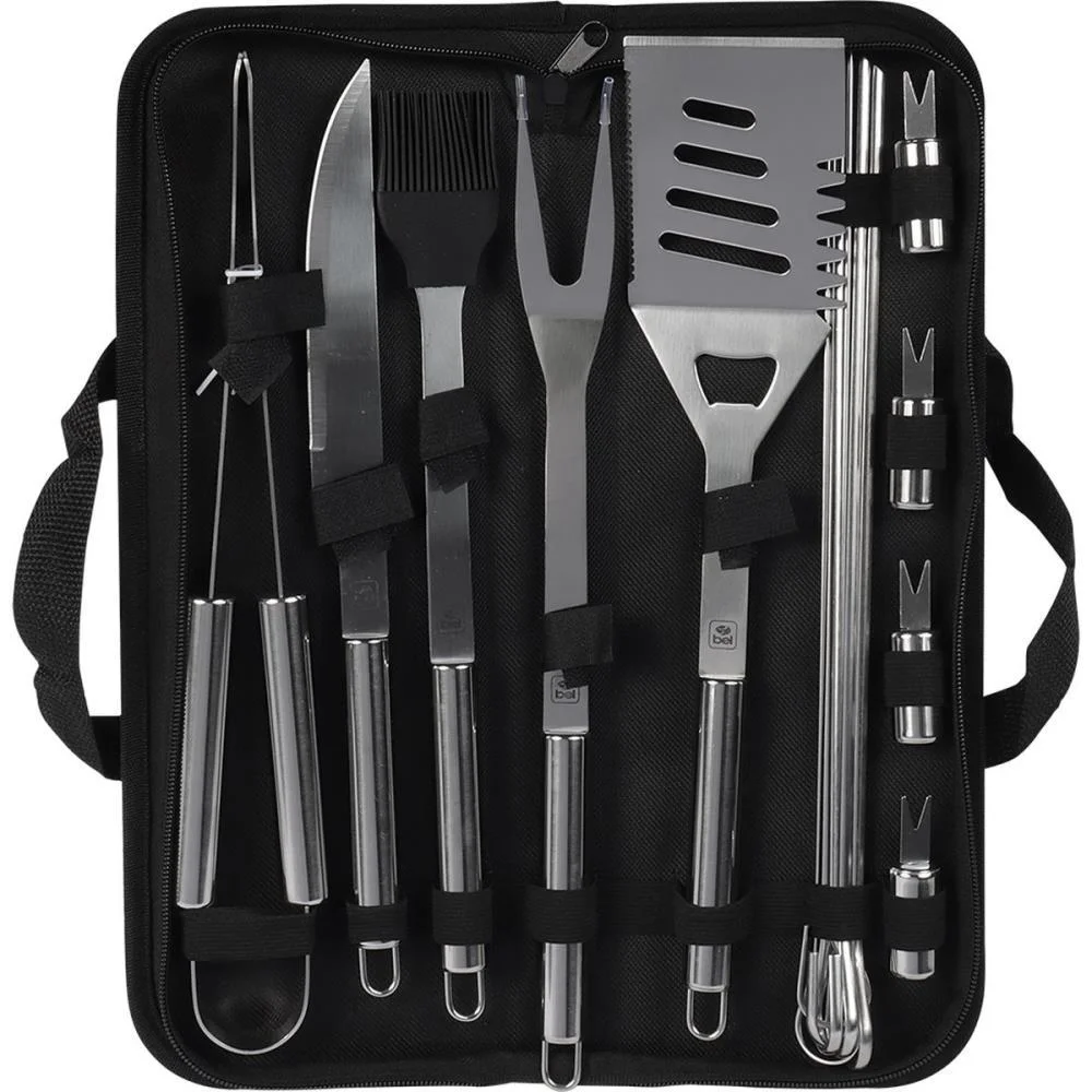 Faca Kit Churrasco Inox 16Pcs Bel - imagem 2