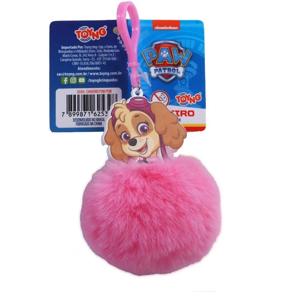 Chaveiro Patrulha Canina Pompom (S) Toyng C/ 24 Unidades - imagem 8
