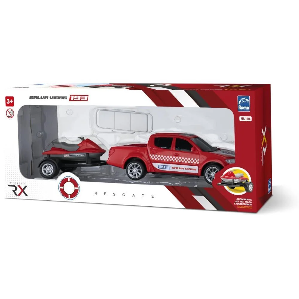 Carrinho Pick Up Rx Resgate Roma - imagem 7