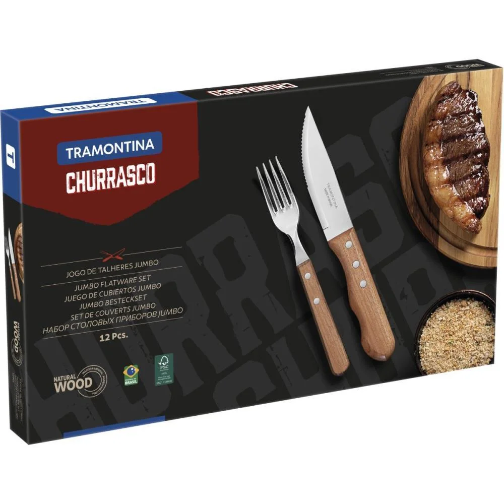 Talher Jogo P/Churrasco Dynamic 12Pcs Tramontina - imagem 4