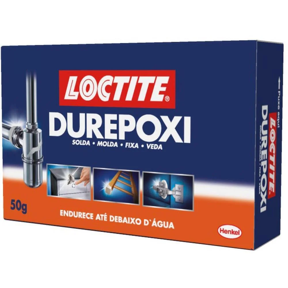 Cola De Alta Resistencia Durepoxi 50G Loctite Henkel (Cx.c/12) - imagem 2