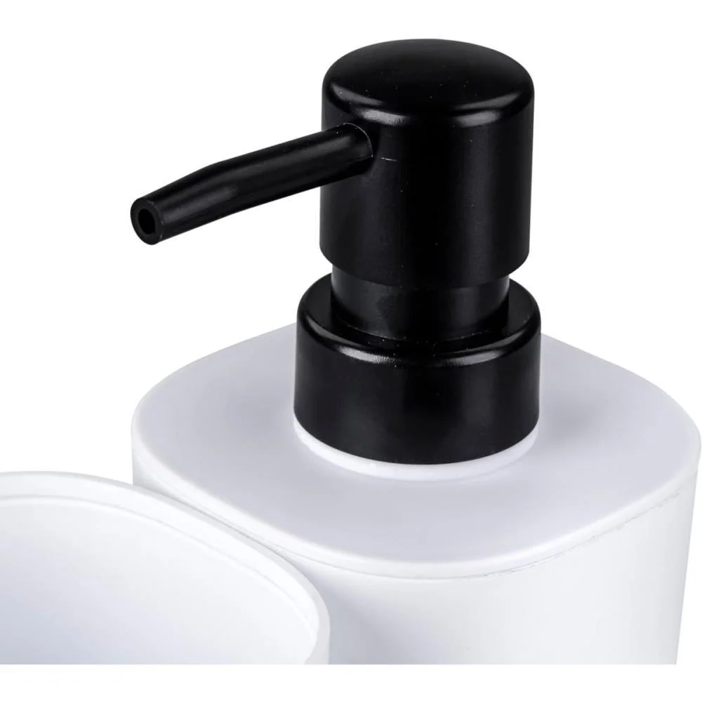 Utensilios Para Banheiro Kit 3Pcs Para Pia Branco Ordene (Kit) - imagem 7