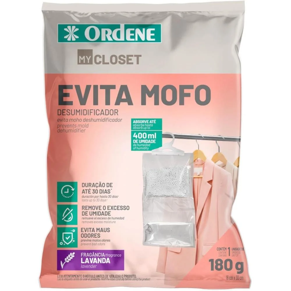 Desumidificador Evita Mofo Para Armario 180G Ordene - imagem 4
