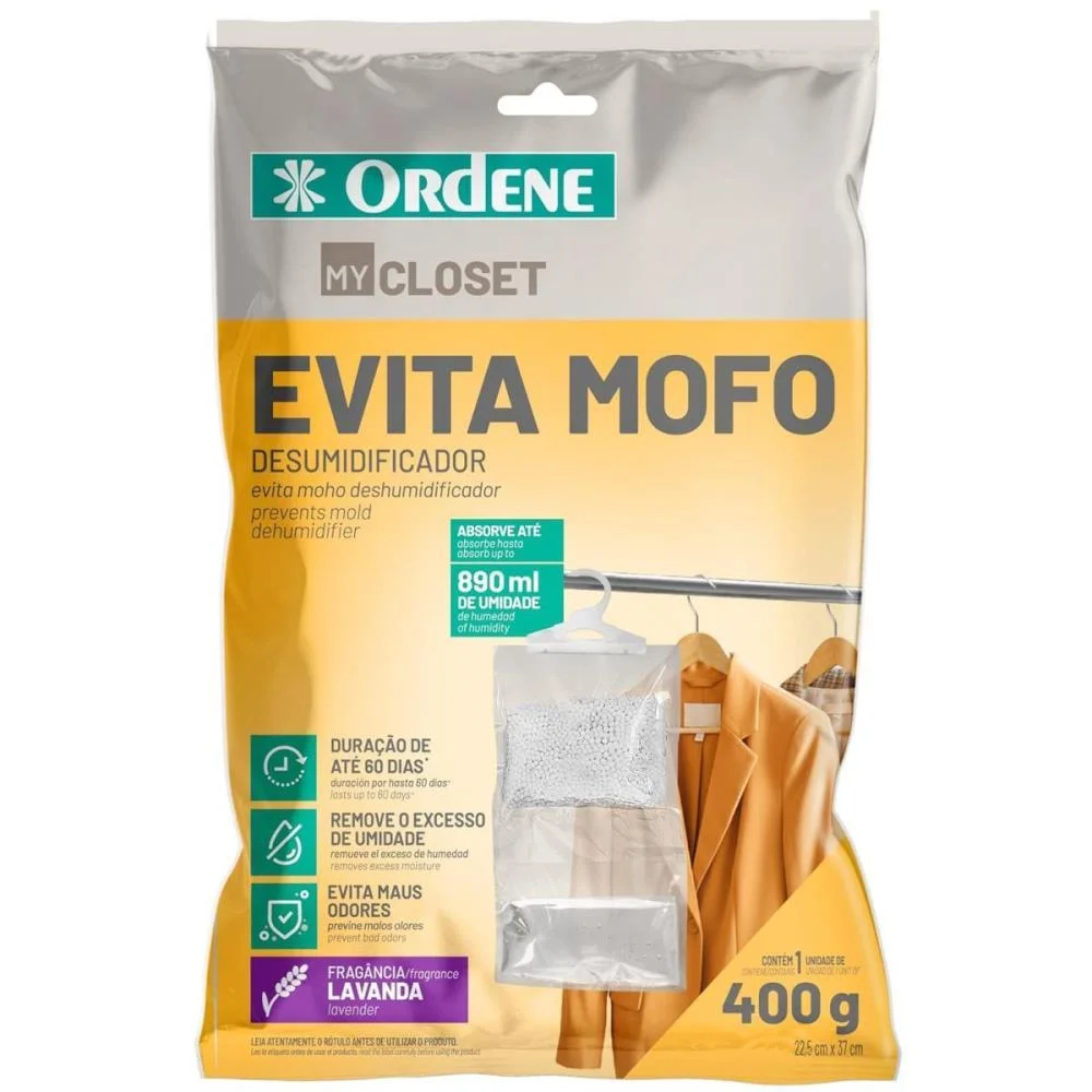 Desumidificador Evita Mofo Para Armario 400G Ordene - imagem 4