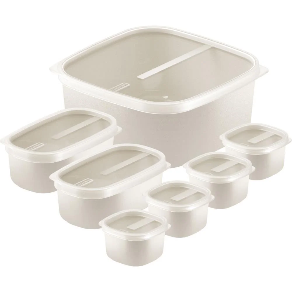 Pote Plastico Jogo Mix Color 7Pcs Algodao Tramontina - imagem 3