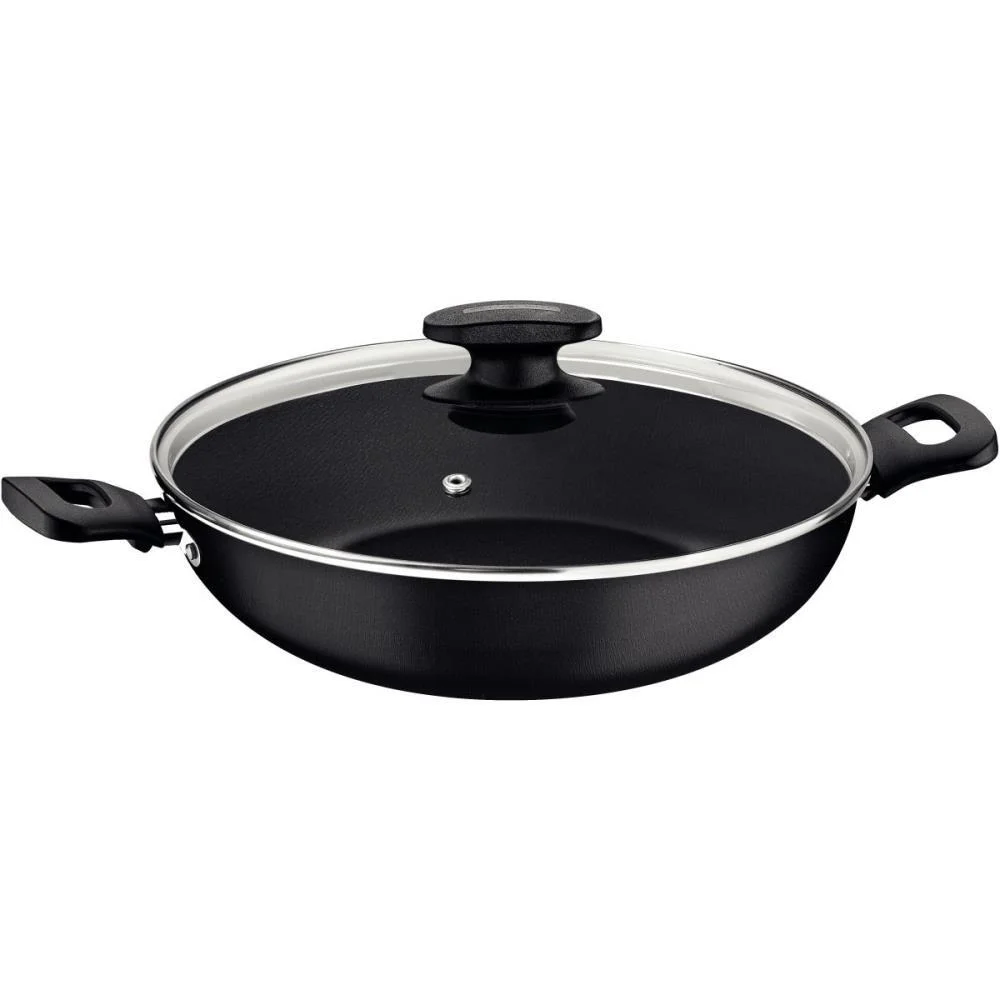 Panela Wok Loreto 28Cm C/Tampa Vidro Tramontina - imagem 2