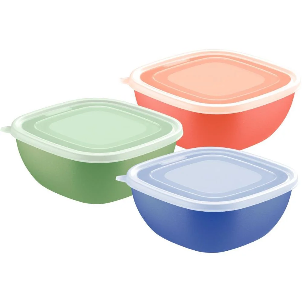Pote Plastico Mix Color 2L C/Tampa Transp (S Tramontina - imagem 3