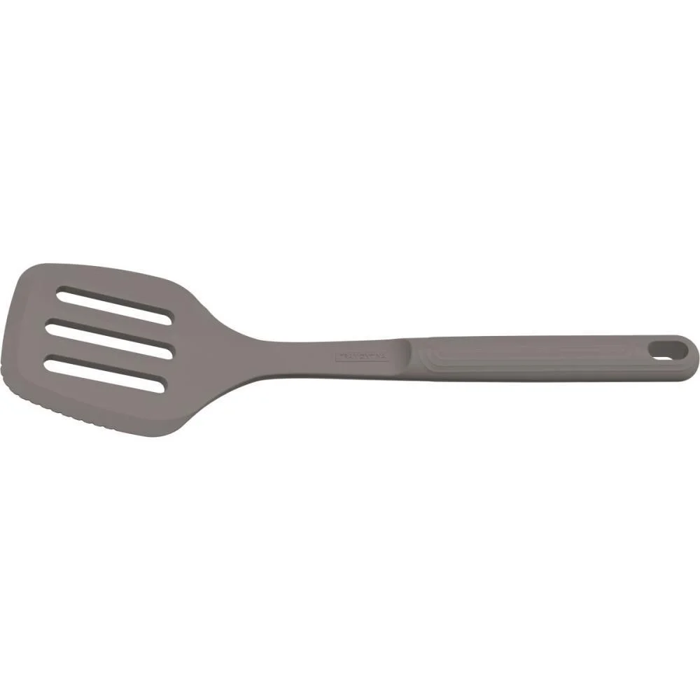 Talher Espatula Vazada Silicone Cinza Tramontina - imagem 2