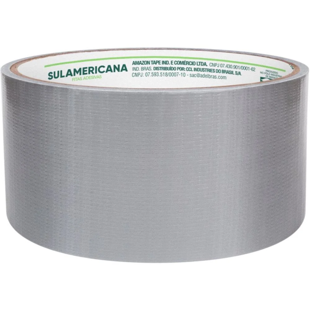Fita De Alta Resistencia Silver Tape Prata 48Mmx5M. Sulamericana - imagem 5