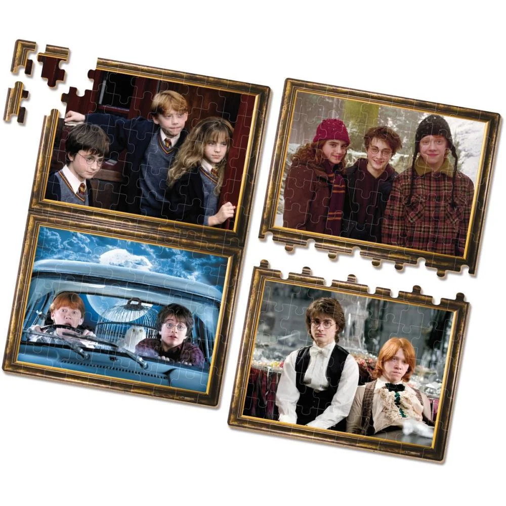 Quebra-Cabeca Madeira Harry Potter 4X100P=400P Xalingo - imagem 4