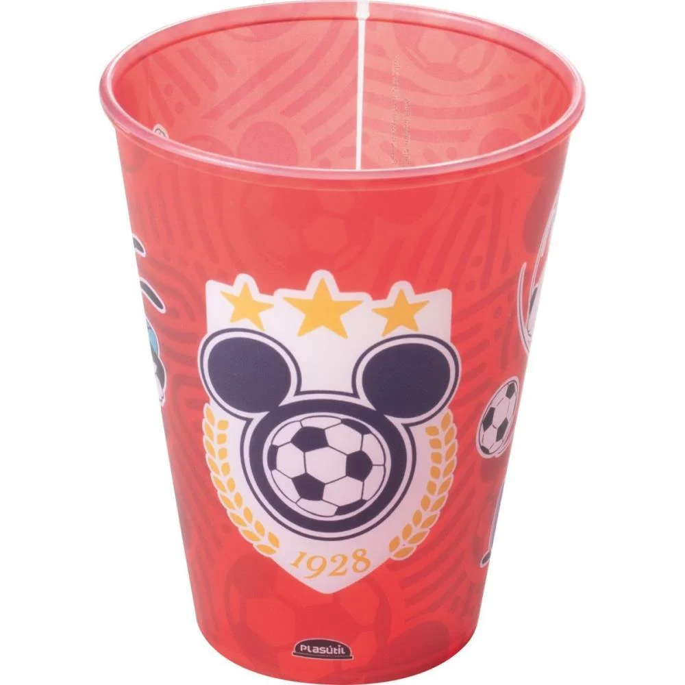 Copo Decorado Disney Futebol 280Ml (S) Plasutil - imagem 3