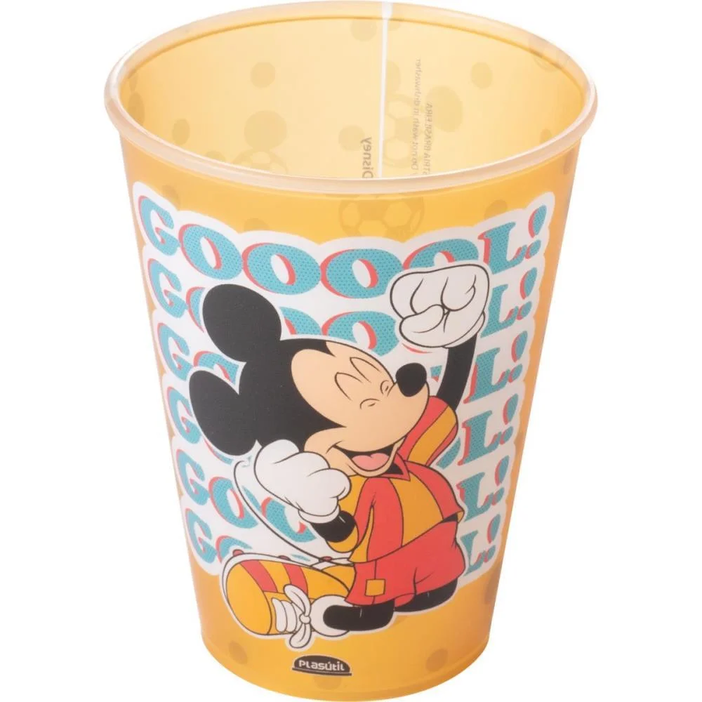 Copo Decorado Disney Futebol 280Ml (S) Plasutil - imagem 4