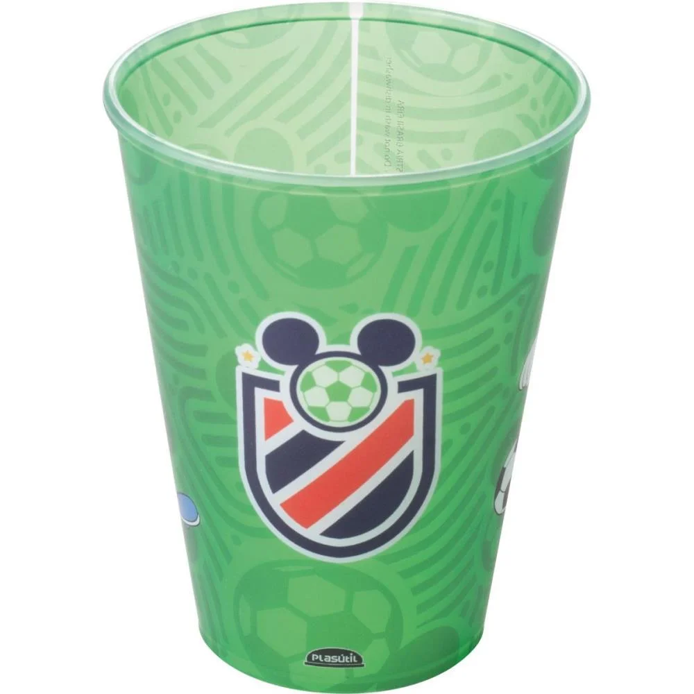 Copo Decorado Disney Futebol 280Ml (S) Plasutil - imagem 6