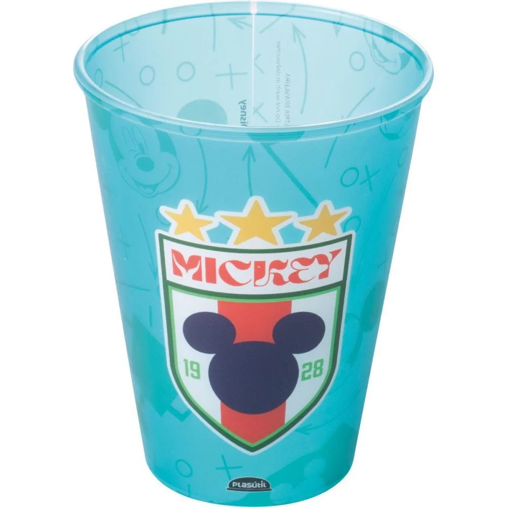 Copo Decorado Disney Futebol 280Ml (S) Plasutil - imagem 7