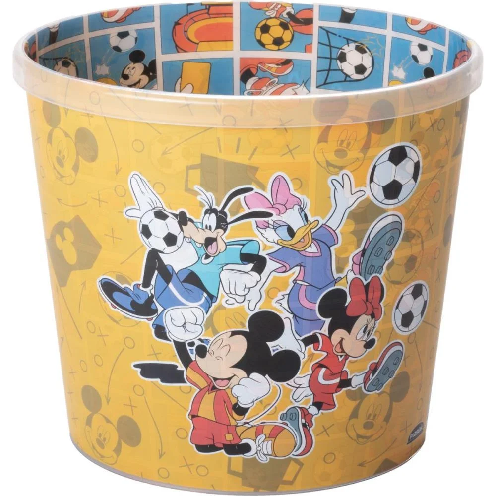 Balde Para Pipoca Disney Futebol 2,1L Plasutil - imagem 6