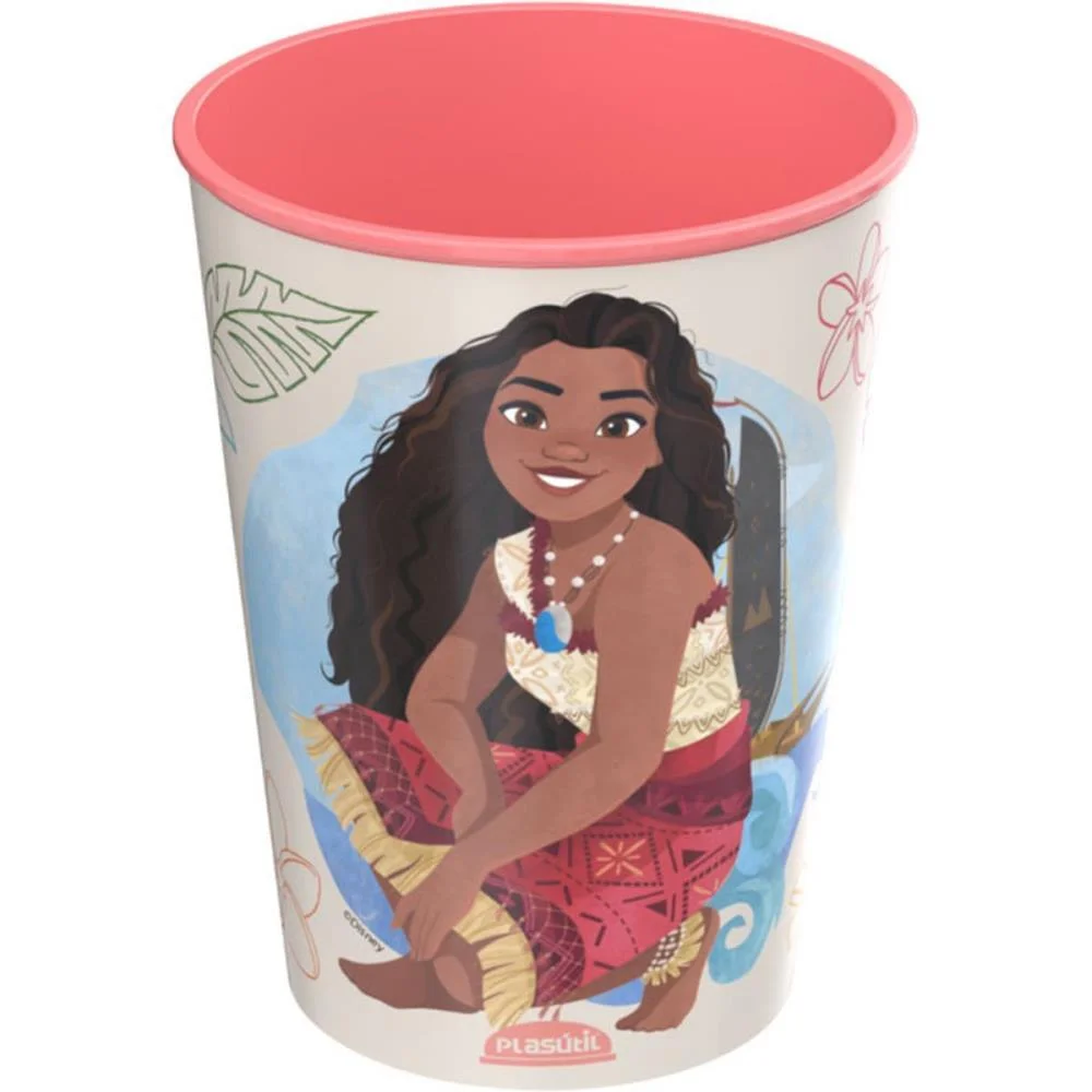 Copo Decorado Moana 320Ml Plasutil - imagem 2