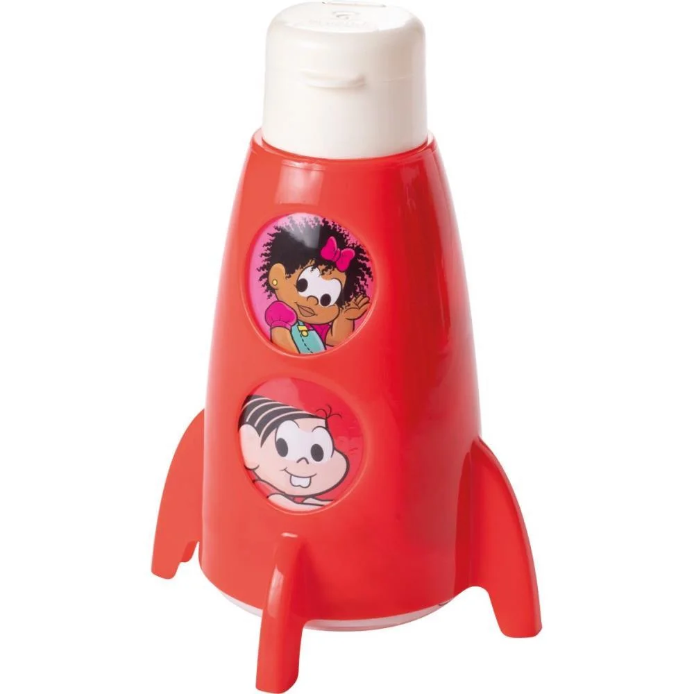 Garrafa Plastica Turma Da Monica Foguete 320Ml Plasutil - imagem 2