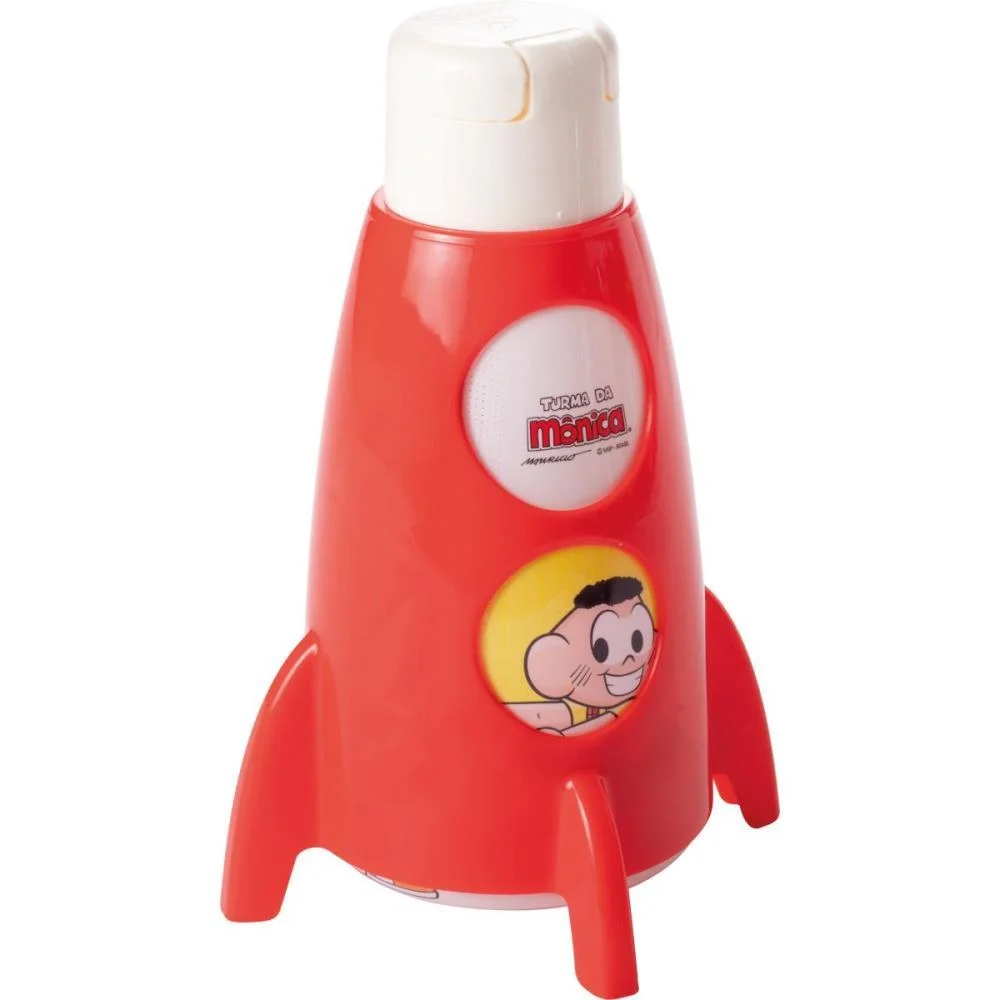 Garrafa Plastica Turma Da Monica Foguete 320Ml Plasutil - imagem 5