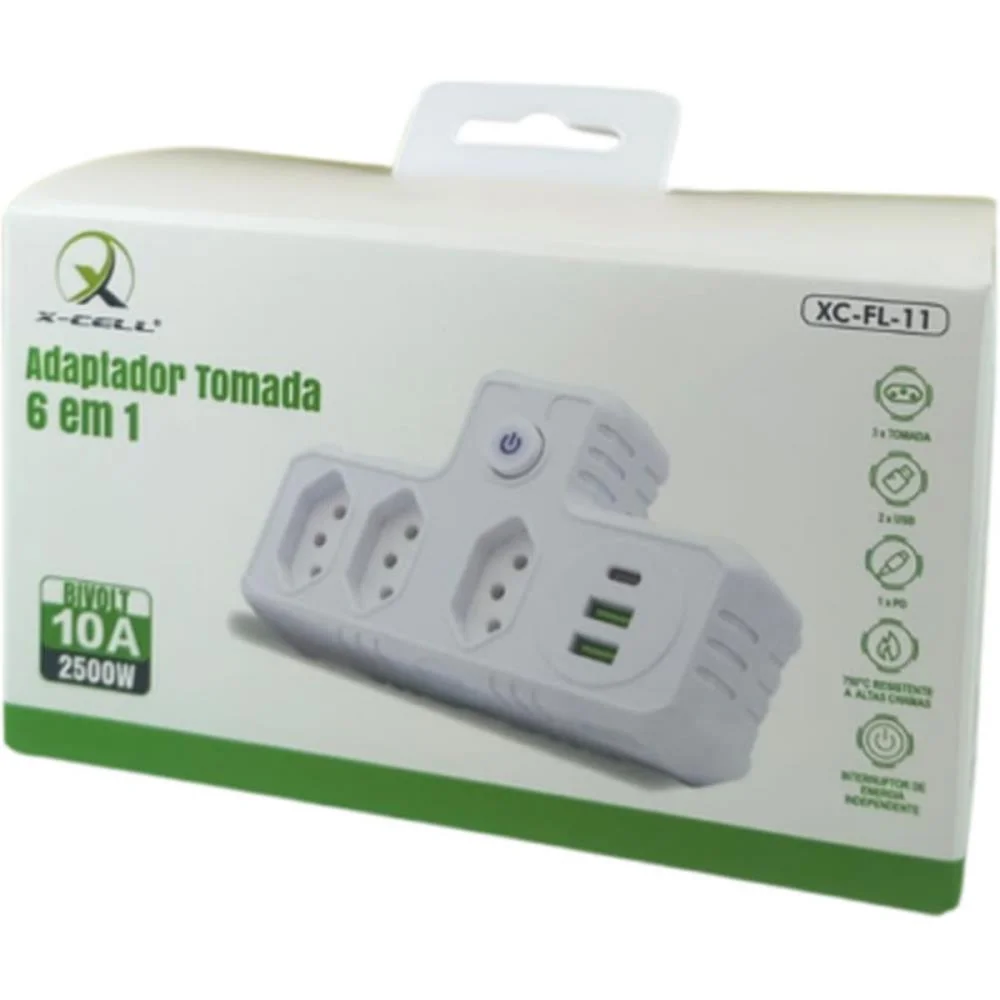 Adaptador Para Tomada Multifuncional Universal Bivol Flex - imagem 4