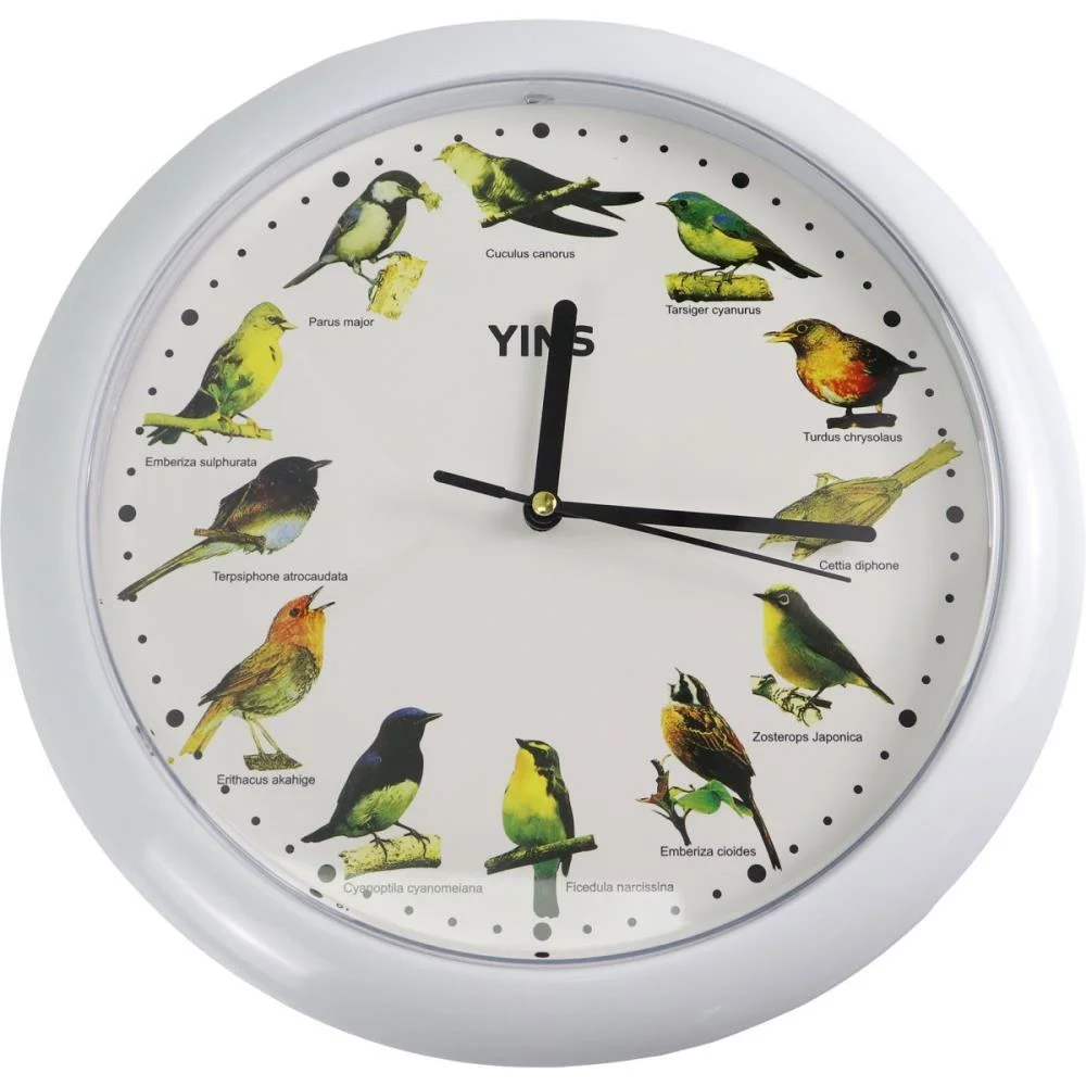 Relogio De Parede Cantos Dos Passaros 27Cm Tt Brasil - imagem 2