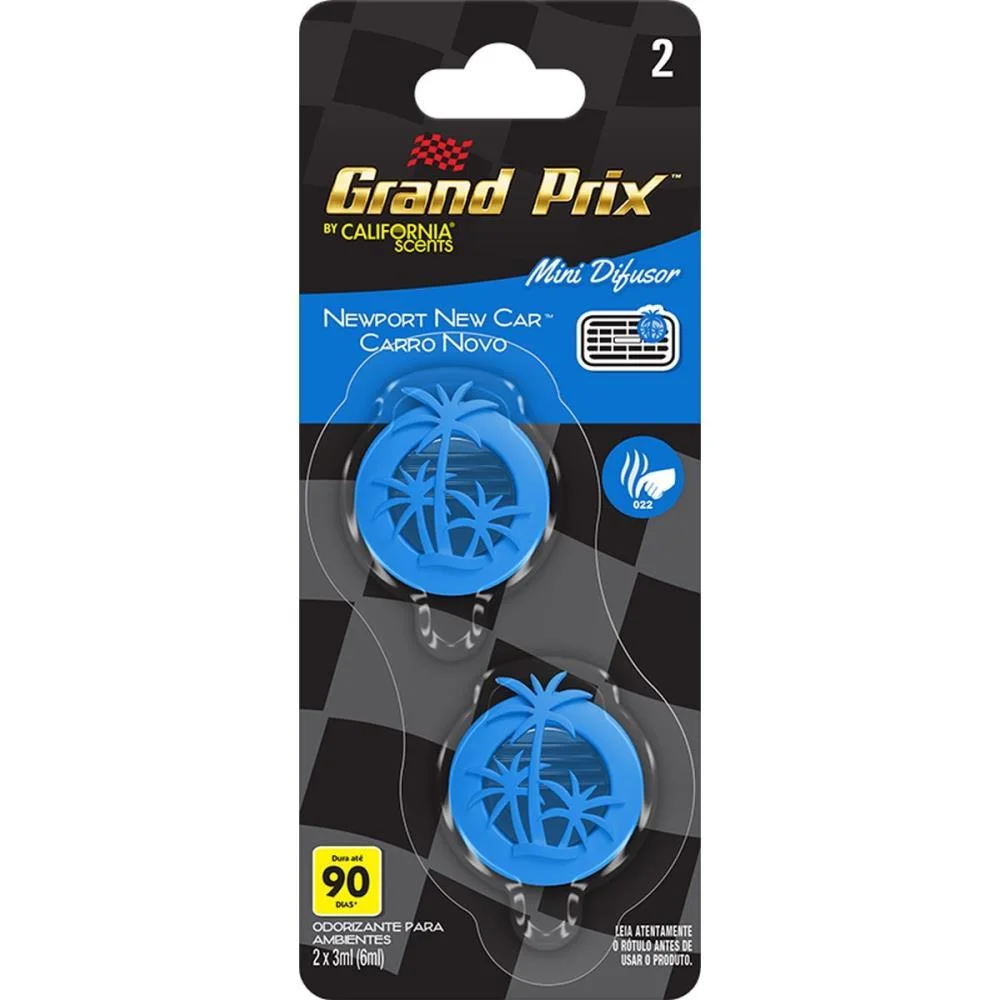 Odorizador Para Carro Mini Difusor Carro Novo 6Ml Rayovac (Bl.c/02) - imagem 4